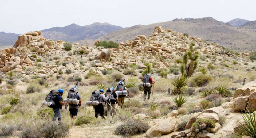 joshua tree backpacking outdoor program